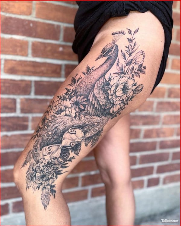 Thigh Tattoos - 51+ Very Impressive Thigh Tattoos Designs & Ideas