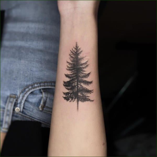 tree tattoos arm sleeve