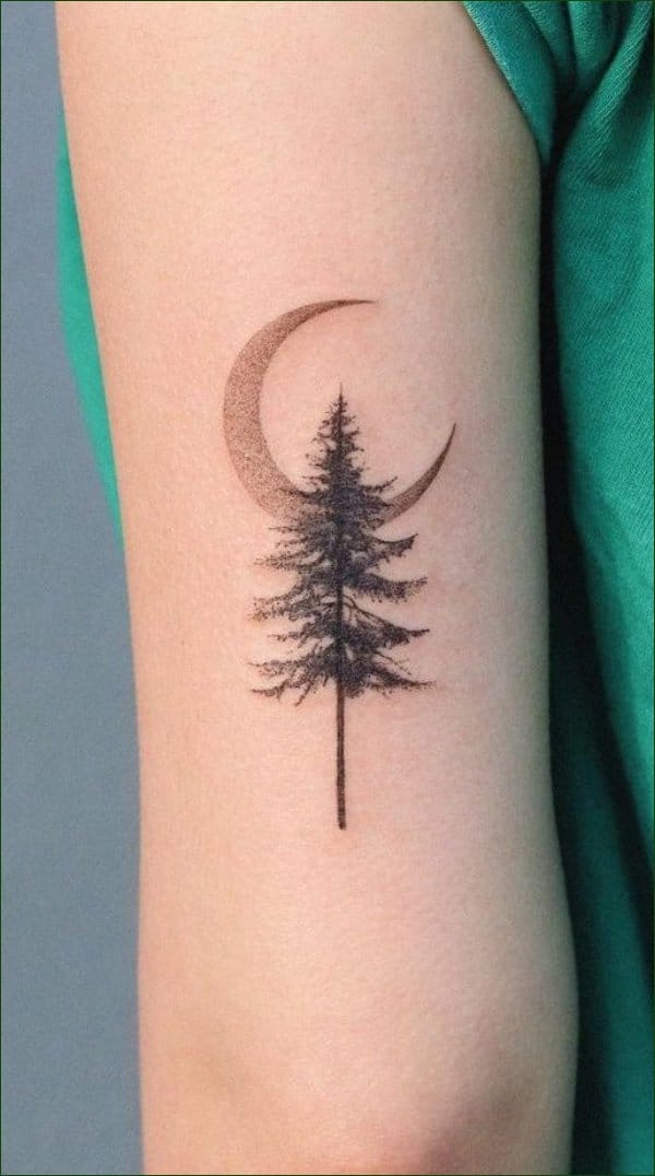 tree tattoos arm sleeve