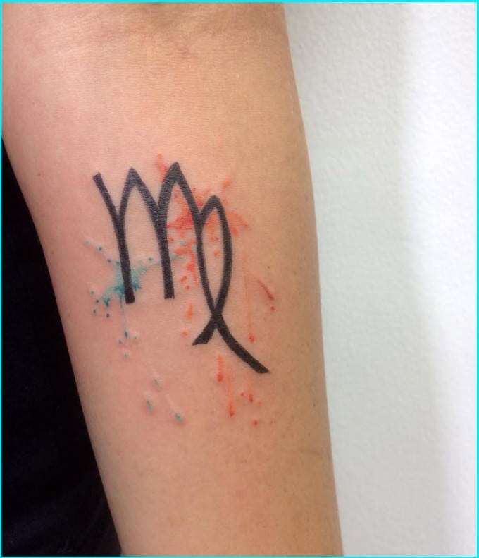 virgo tattoos for females