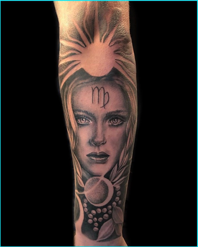 virgo tattoos female