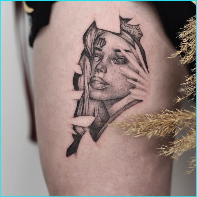 egyptian virgo goddess tattoos