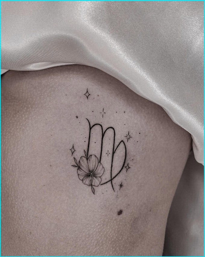 virgo tattoos woman