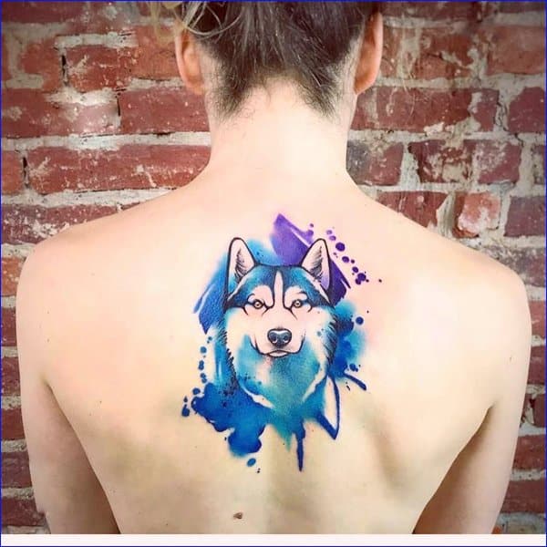 watercolor tattoos for men