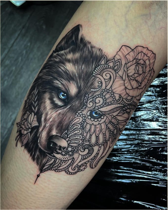 Best wolf tattoos designs