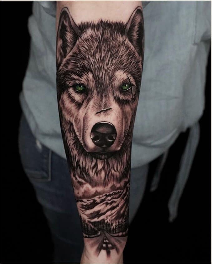 Best wolf tattoos designs