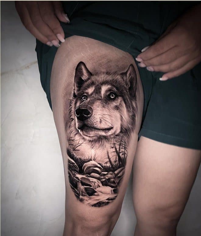 Best wolf tattoos