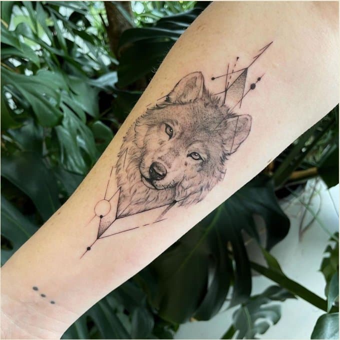Best white wolf tattoos