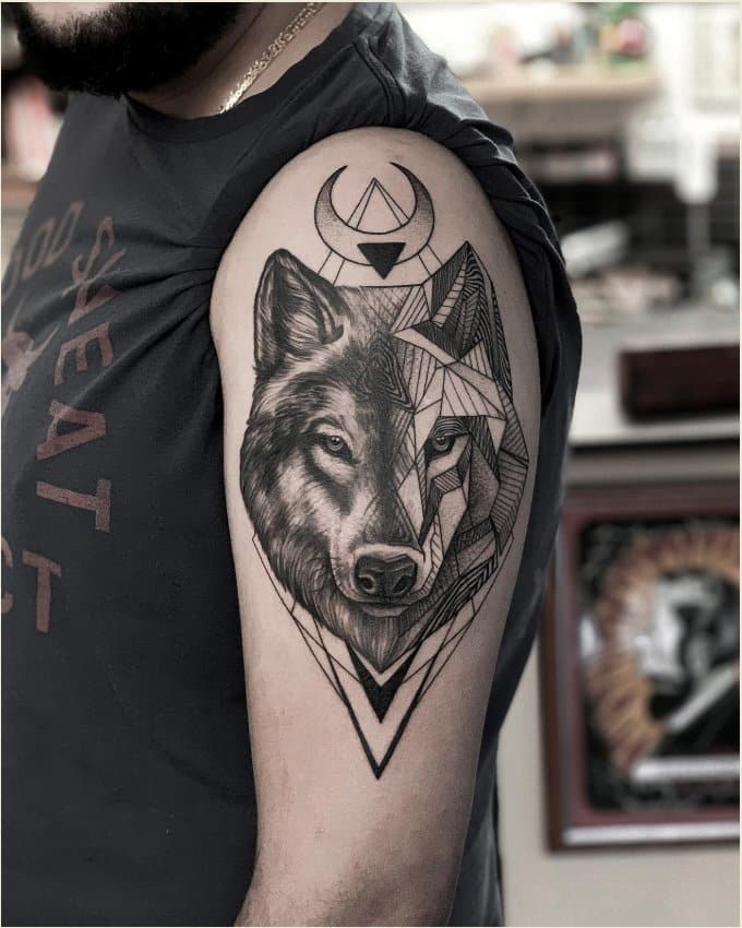 Best wolf tattoos designs ideas