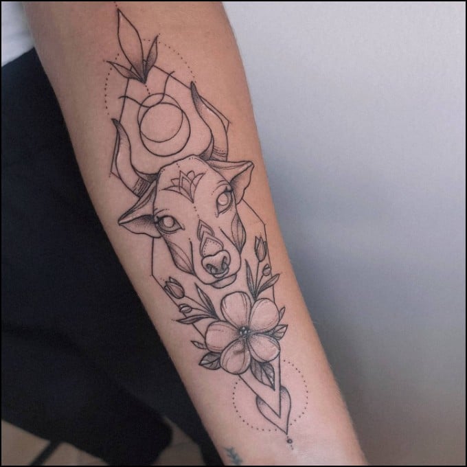 taurus tattoos for females