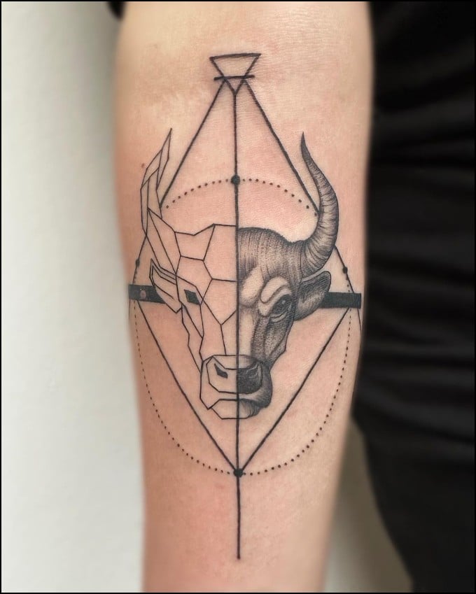 taurus zodiac tattoo