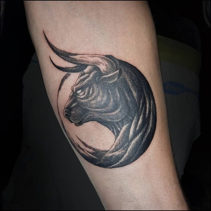 taurus bull tattoo