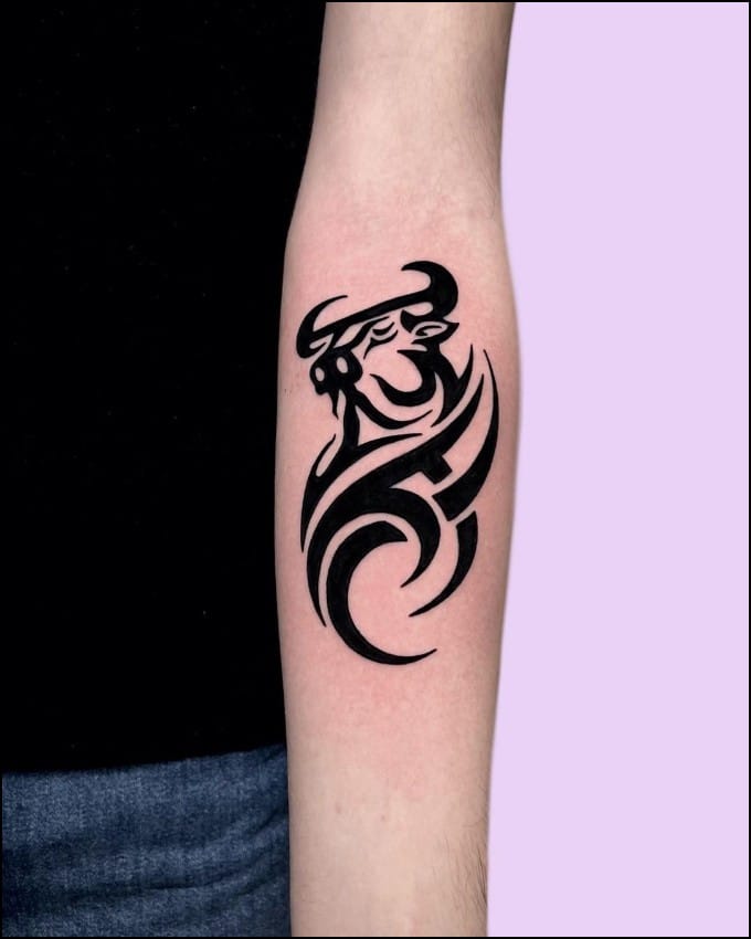 taurus tribal tattoo