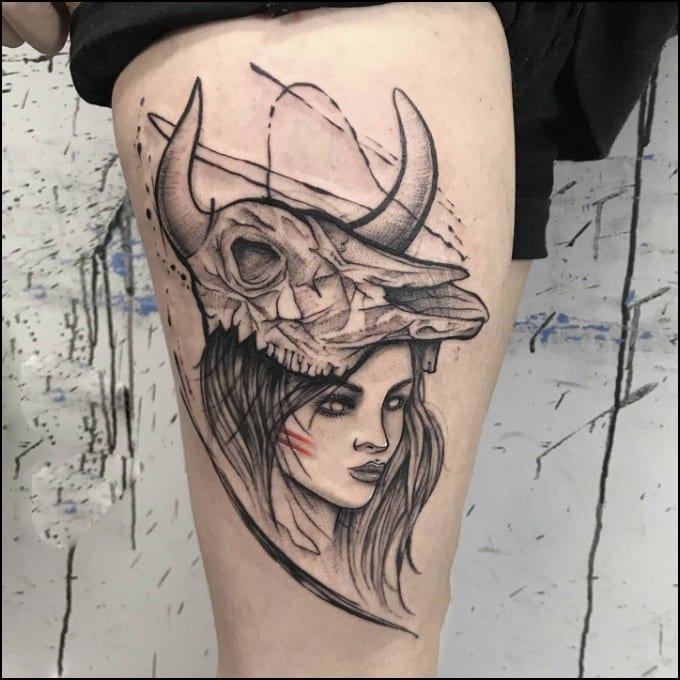 taurus tattoos for females 