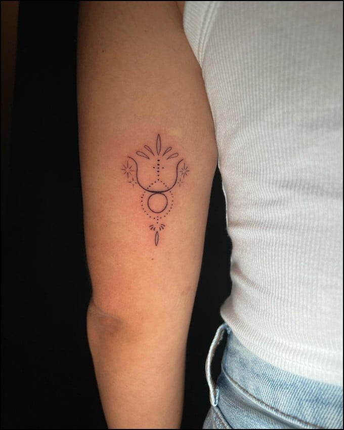 taurus symbol tattoo
