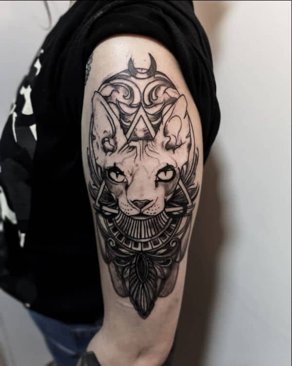 alice in wonderland cat tattoos
