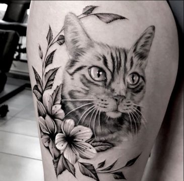 62 Cute And Lovely Cat Tattoos 2024