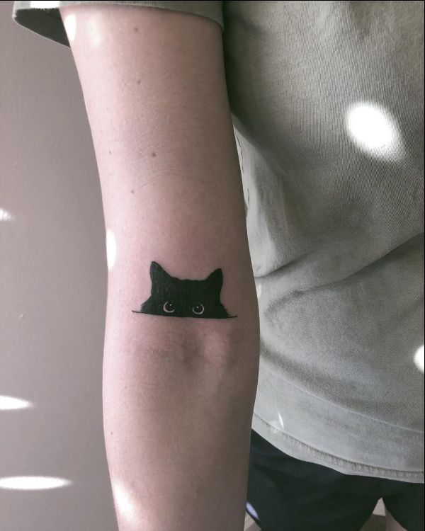 Cat Tattoo Ear