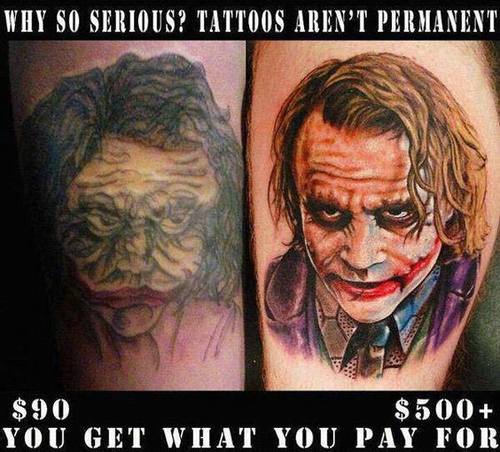 tattoo cost - cheap tattoo vs expensive tattoo