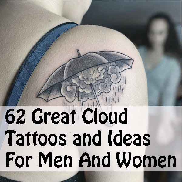 105 Best Cloud Tattoo Designs  Meanings  Love is in the Air 2019