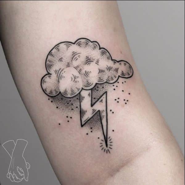 55 Dreamy Cloud Tattoo art to choose from