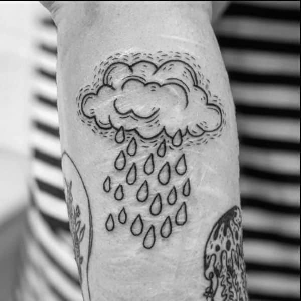 23 Cute Cloud Tattoo Designs and Ideas  StayGlam