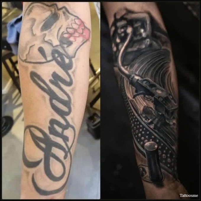 tattoo cover up forearms