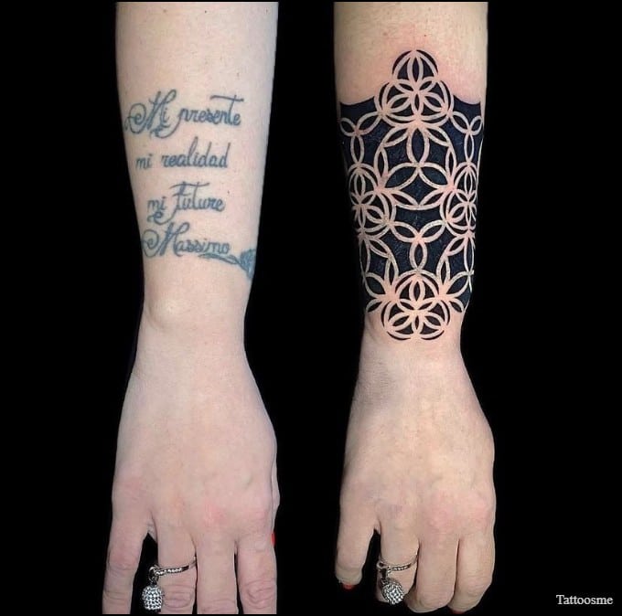 cover up tattoo ideas for wrist and forearms