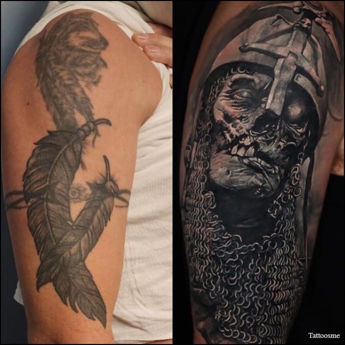 Top 30 Cover Up Tattoos For Men