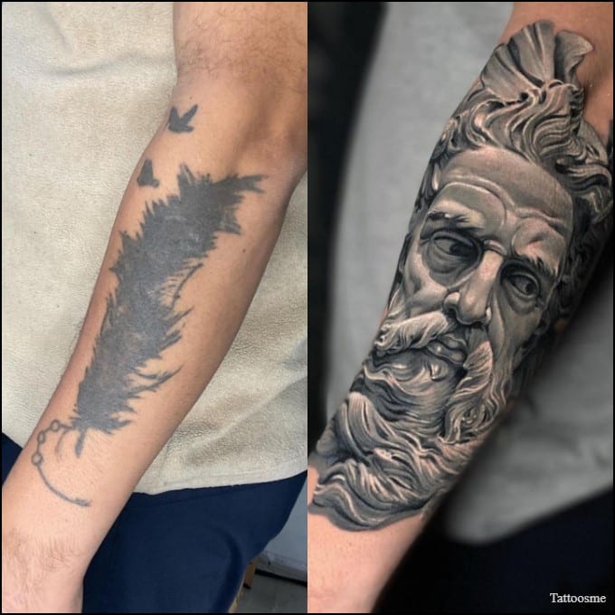 20 Cover Up Tattoos For Men With Reference Pictures  Fashion