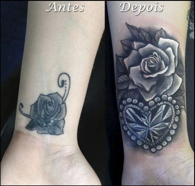 wrist cover up tattoos for girls
