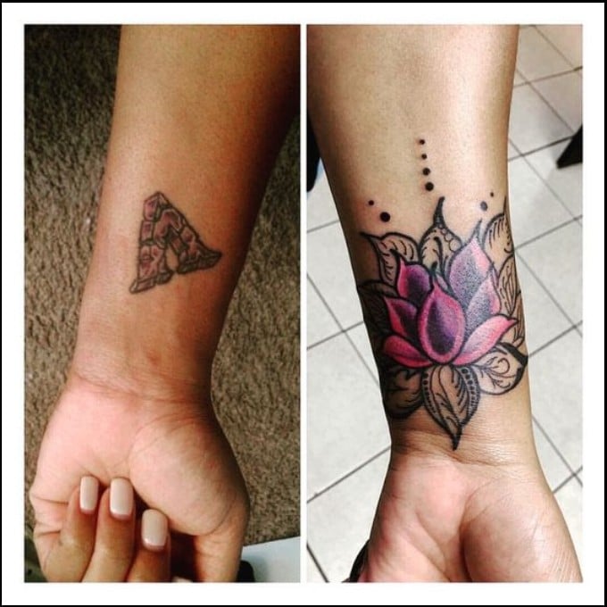 wrist cover up tattoos