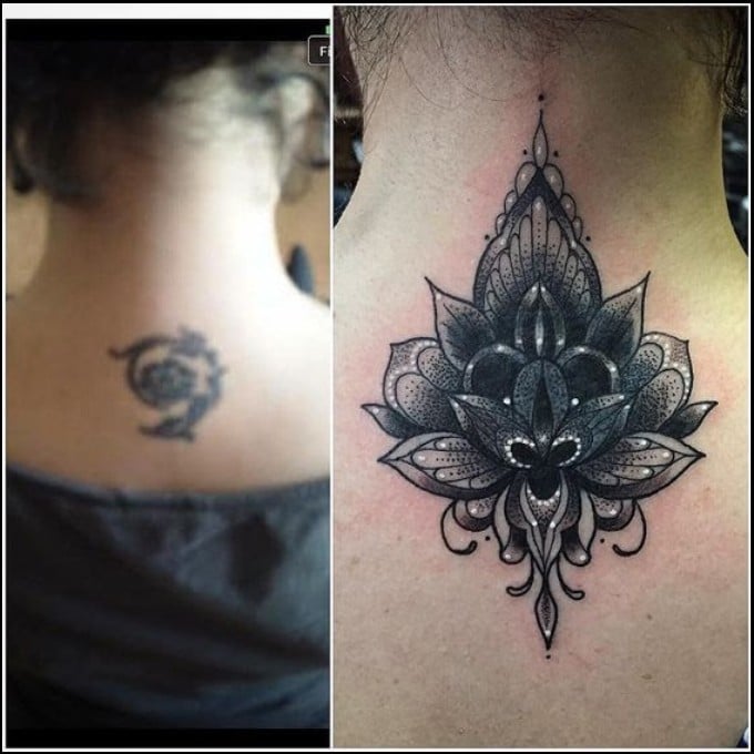 60+Amazing Cover Up Tattoos Pictures Before & After You Won't Believe That  There was A Tattoo