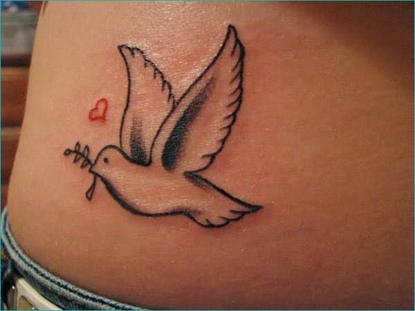 White ink tattoo, dove. Done at Artistic skin design Indianapolis. | White  tattoo, White ink tattoo, Dove tattoo