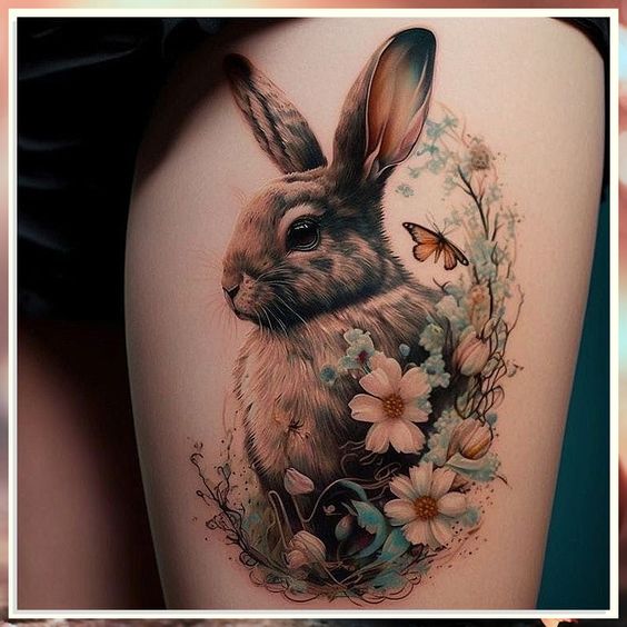 rabbit tattoo