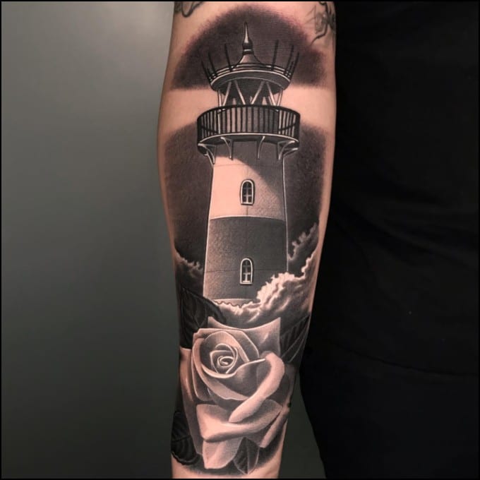 Lighthouse tattoo Female