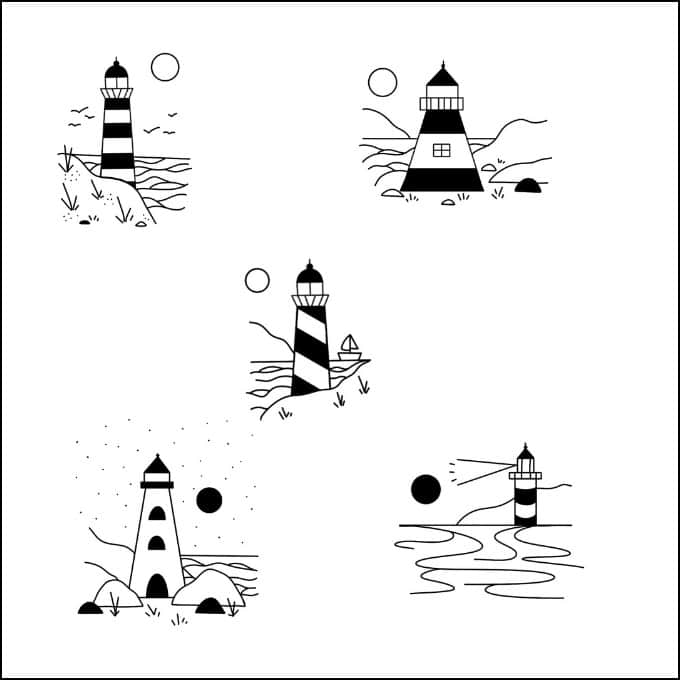 lighthouse tattoos ideas