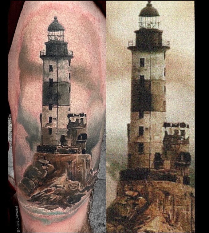 lighthouse tattoos meaning