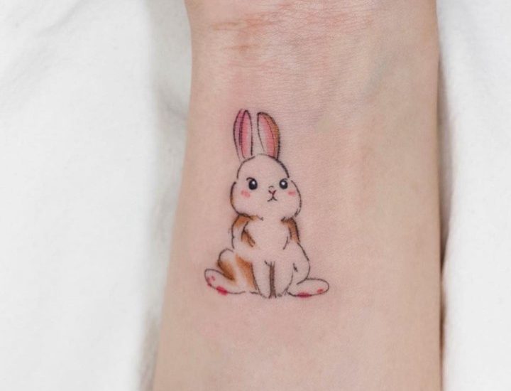 Minimalist Rabbit Tattoos
