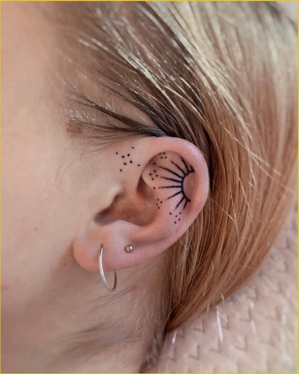 ear tattoos designs