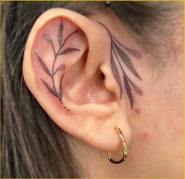 35 Minimalists Behind The Ear Tattoo Ideas You Need To Bookmark  Psycho  Tats