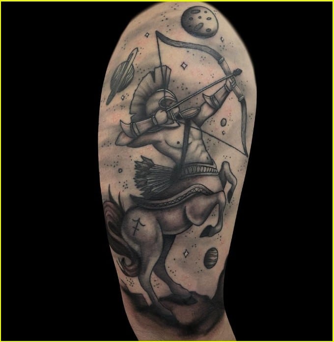 Sagittarius zodiac tattoos