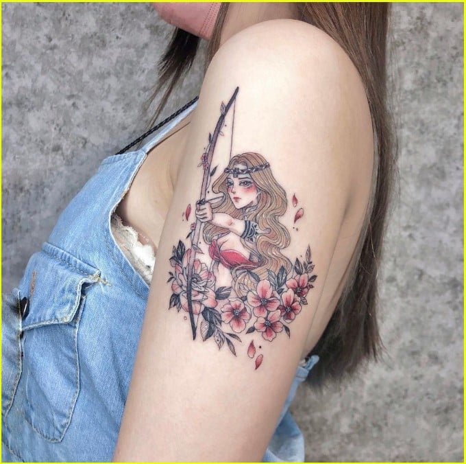 cute sagittarius tattoos