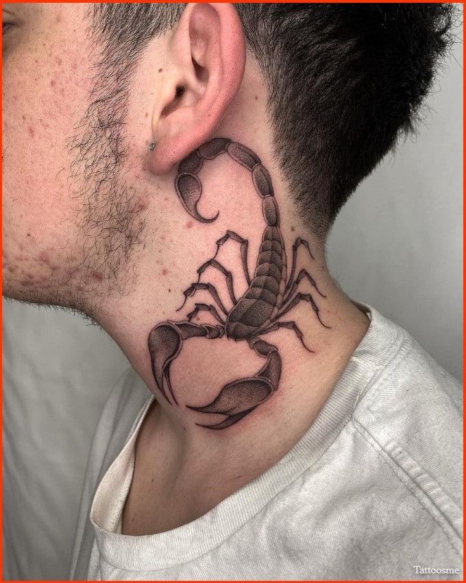 25 Stylish Scorpion Tattoos On Neck  Tattoo Designs  TattoosBagcom