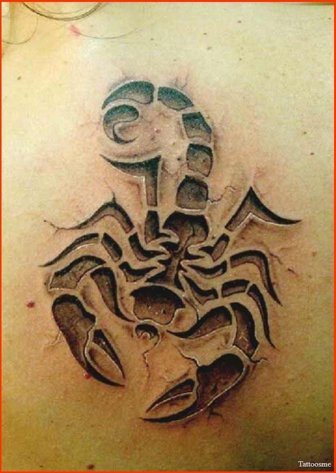 3d Scorpio zodiac tattoos