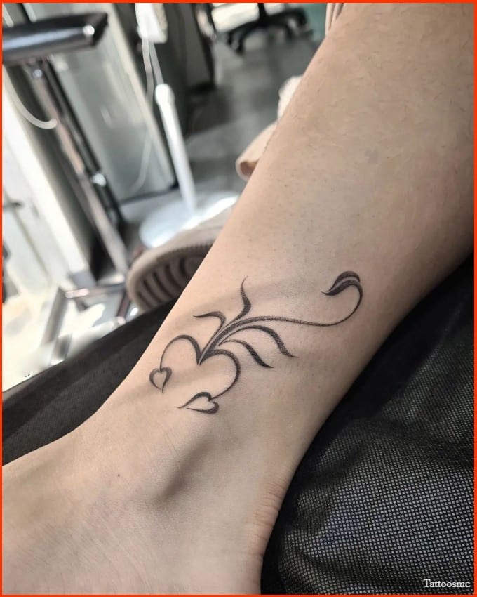 Small Scorpio scorpion tattoos on the ankle