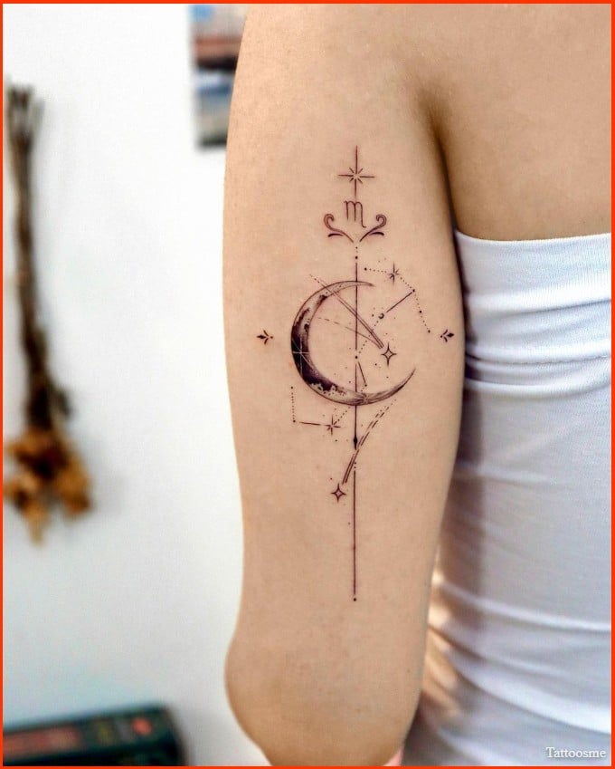 Scorpio constellation tattoos