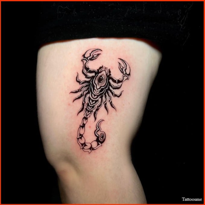 Detailed Scorpio tattoo sleeves for men