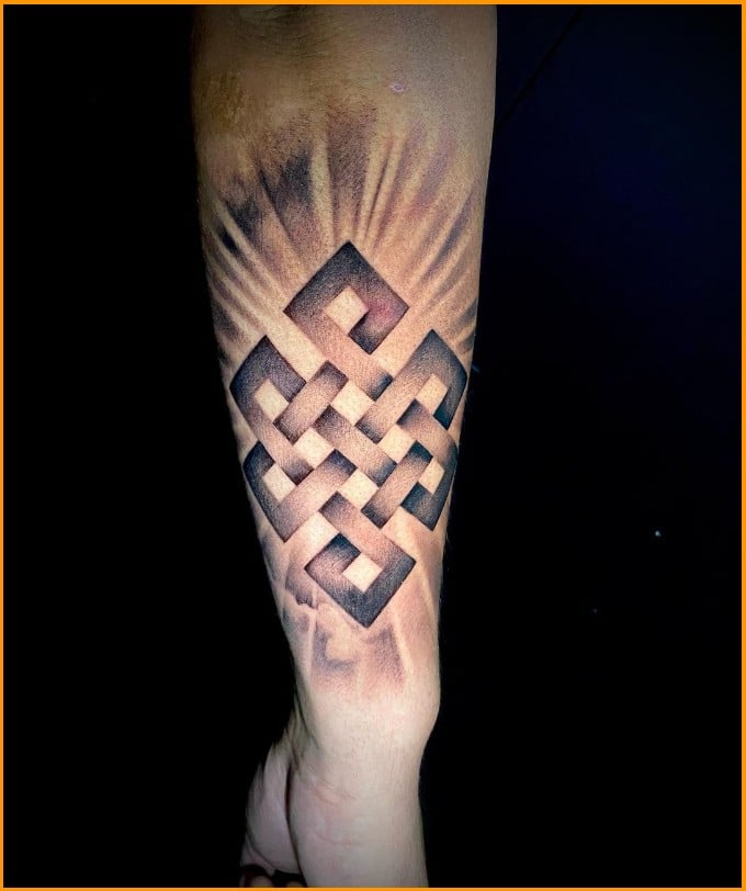 endless knot spirituality tattoos meanings