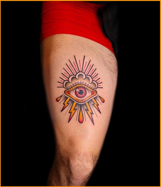 the evil eye tattoos for men